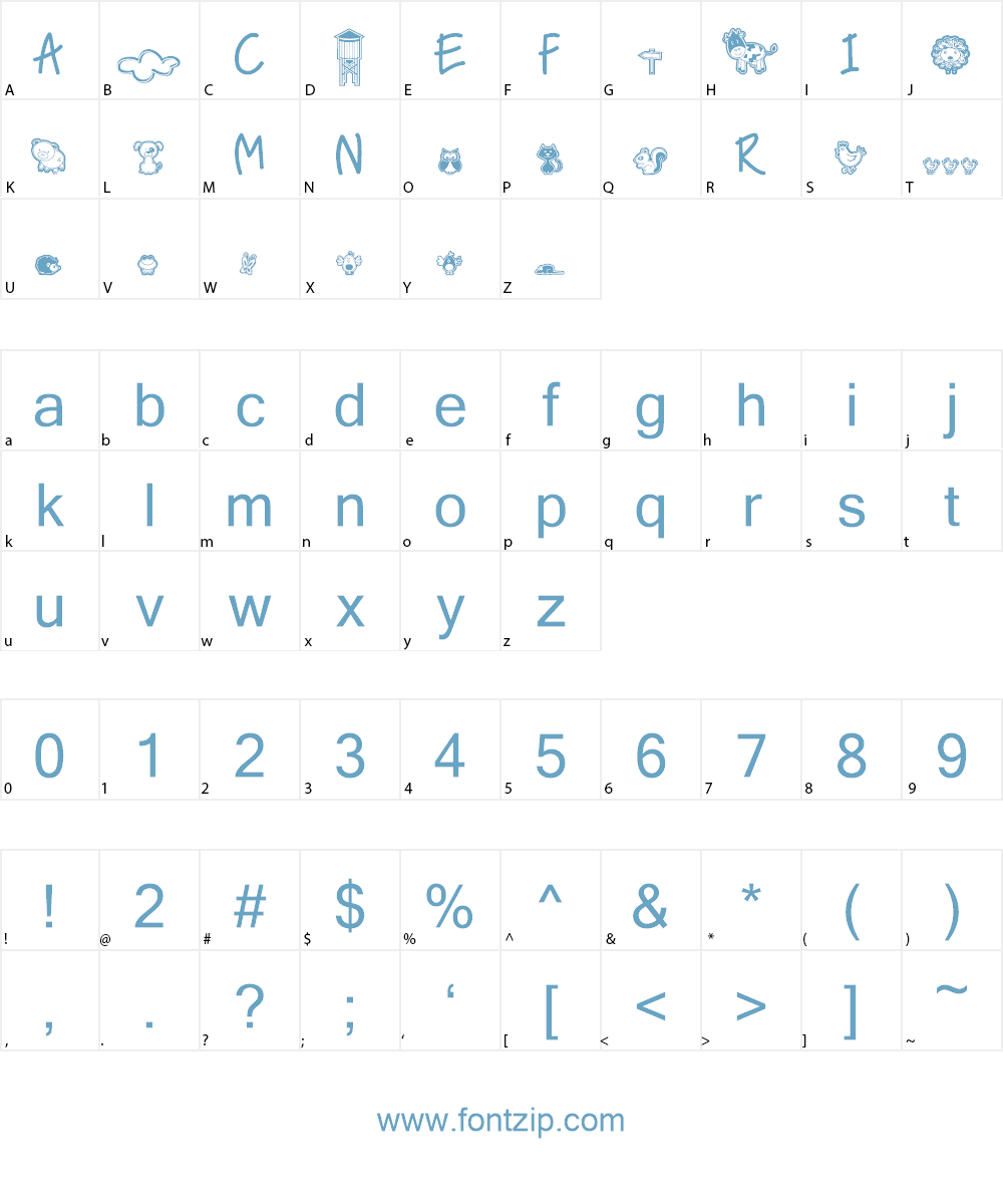 nice picture Font Character